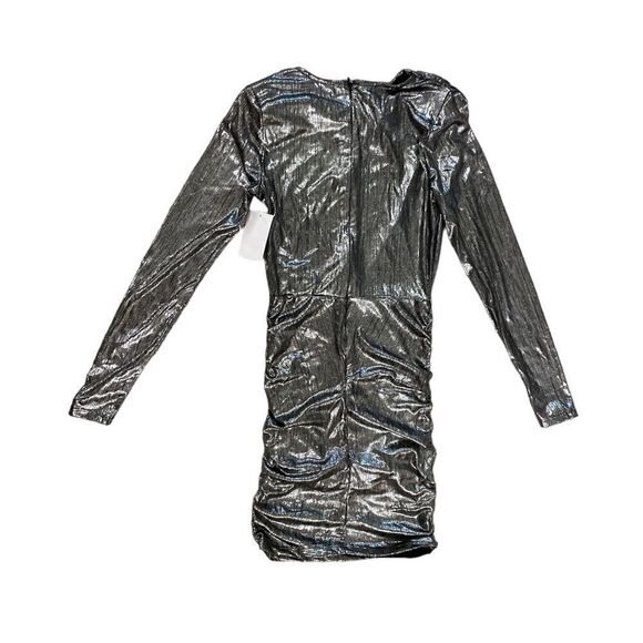 Dresses | Womens 4th & Reckless Silver Dress – Houston Size XS NWOT - Picture 8 of 11